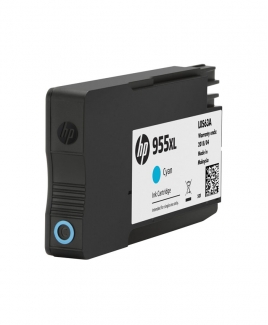 HP 955XL Cyan Original Ink Cartridge (L0S63AA)